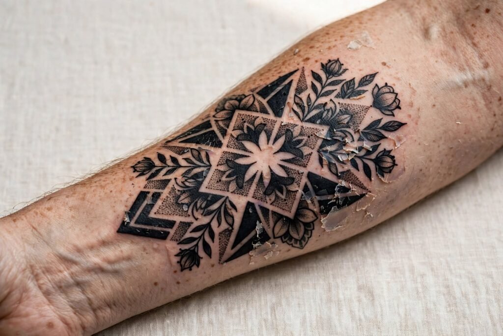 Blackwork Tattoo Healing — What to Expect During Recovery
