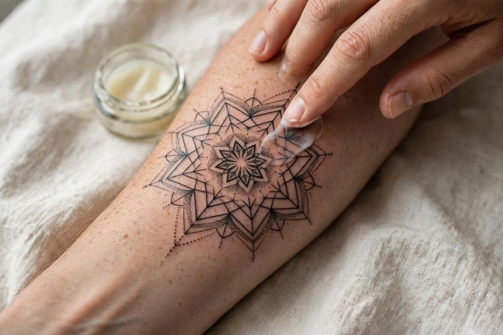 Geometric Tattoo Aftercare Tips for Clean, Crisp Lines
