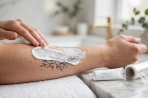 How to Apply Numbing Cream Before a Tattoo Session