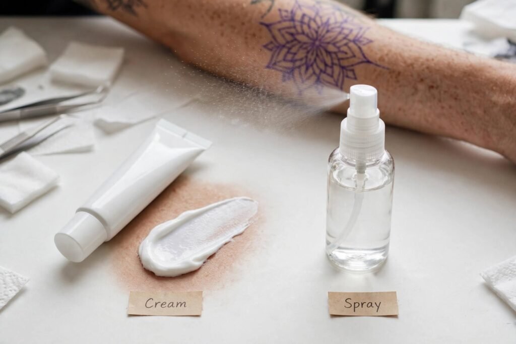 Numbing Cream vs Numbing Spray — Which Works Better for Tattoos