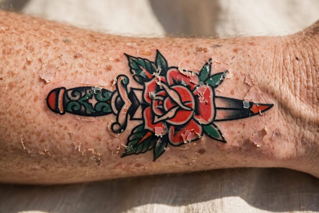Traditional Tattoo Healing — What Makes Bold Lines Heal Differently