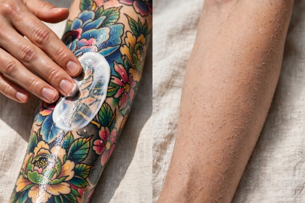 Why Tattooed Skin Needs More Hydration Than Untattooed Skin